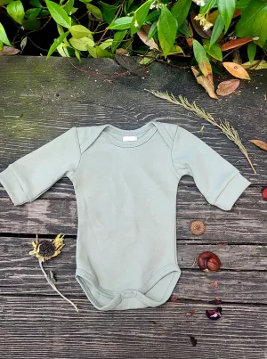 Sale Sage Long Sleeve Onesie