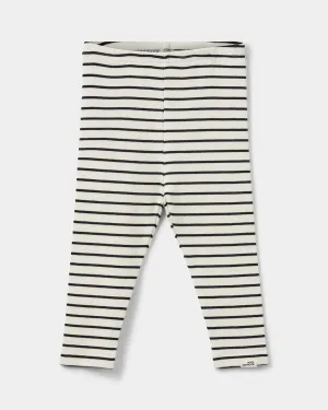 SAMSB LEGGINGS - Black striped