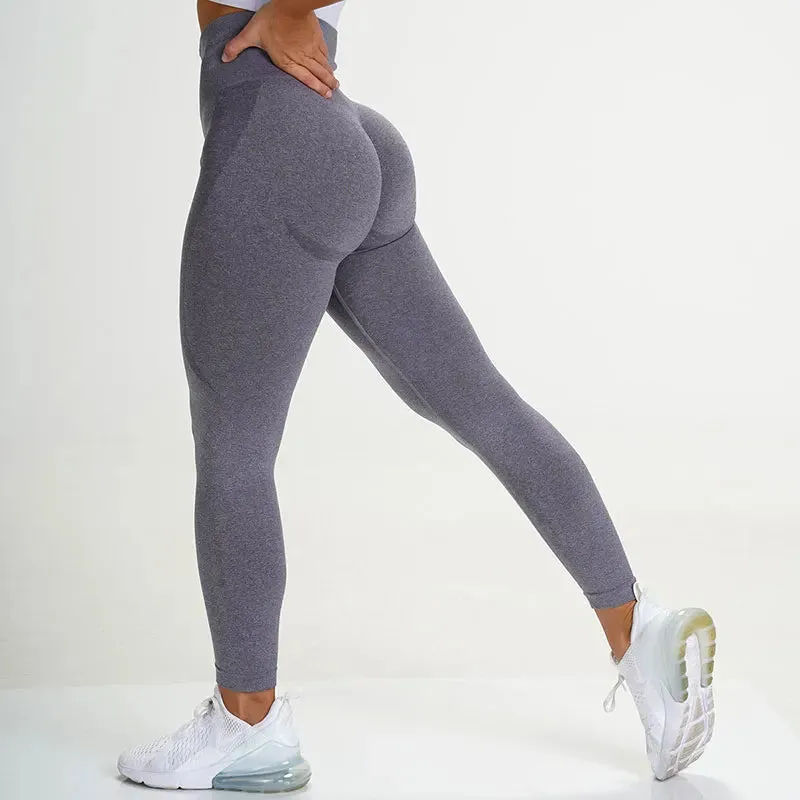 Seamless High Waist Sport Leggings - Push Up Fitness Yoga Pants for Women