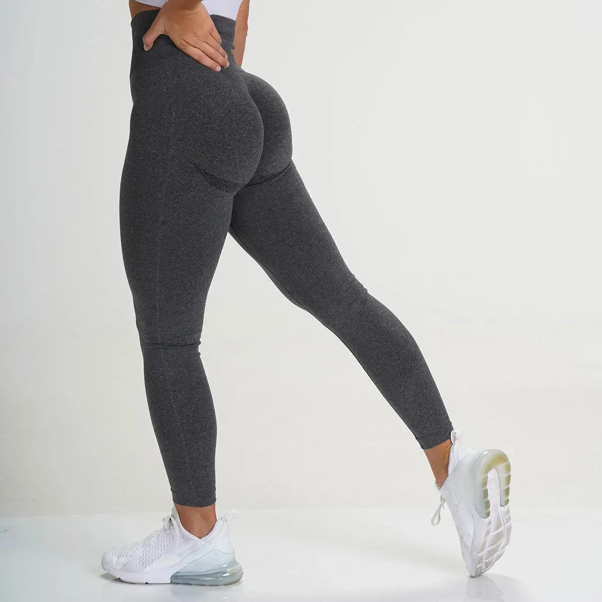 Seamless High Waist Sport Leggings - Push Up Fitness Yoga Pants for Women
