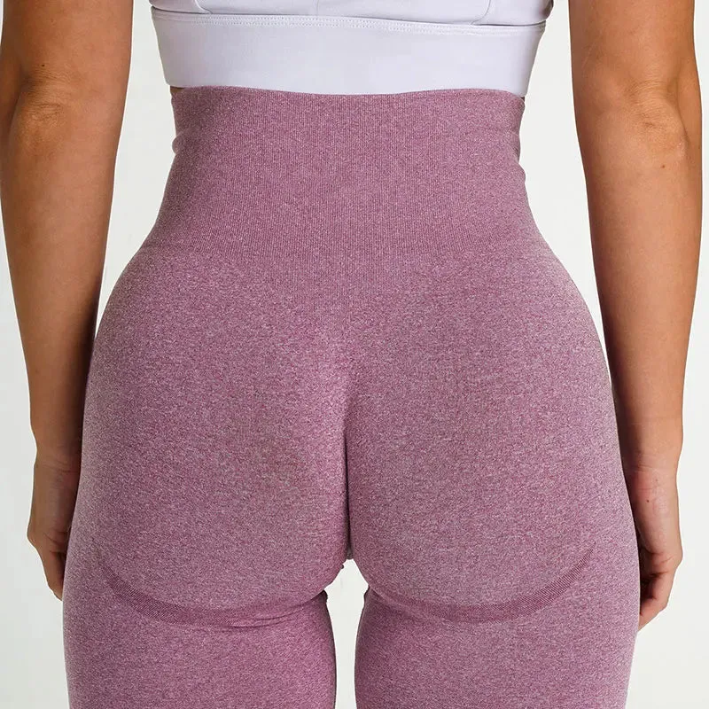 Seamless High Waist Sport Leggings - Push Up Fitness Yoga Pants for Women