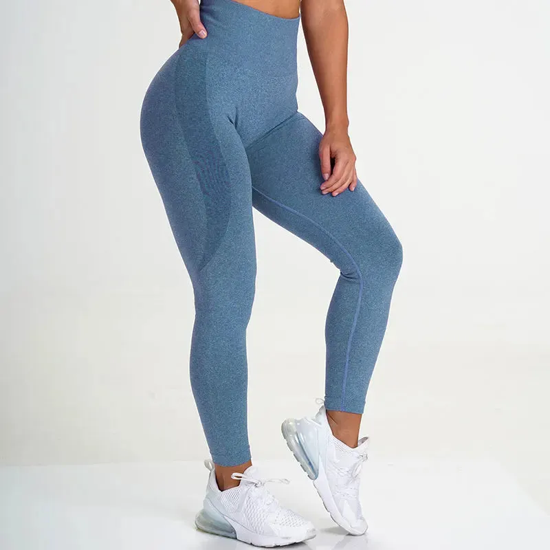 Seamless High Waist Sport Leggings - Push Up Fitness Yoga Pants for Women