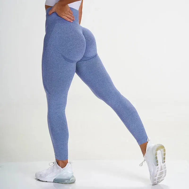 Seamless High Waist Sport Leggings - Push Up Fitness Yoga Pants for Women