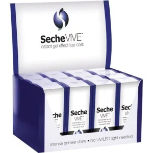 Seche Vive Instant Gel Effect Top Coat / 0.5 oz. - 12 Piece Display