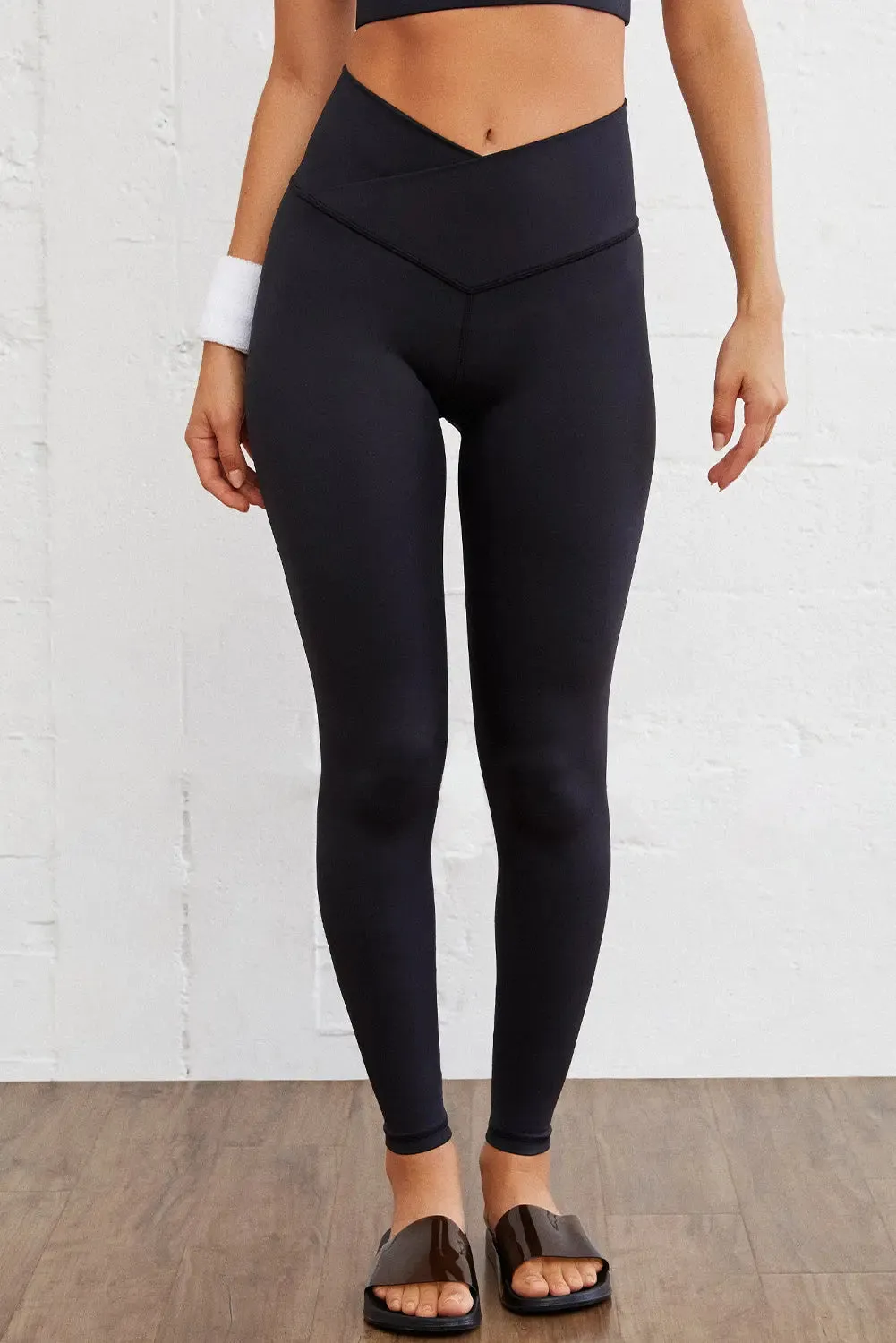 'Seren' Wide Waistband Full Length Leggings