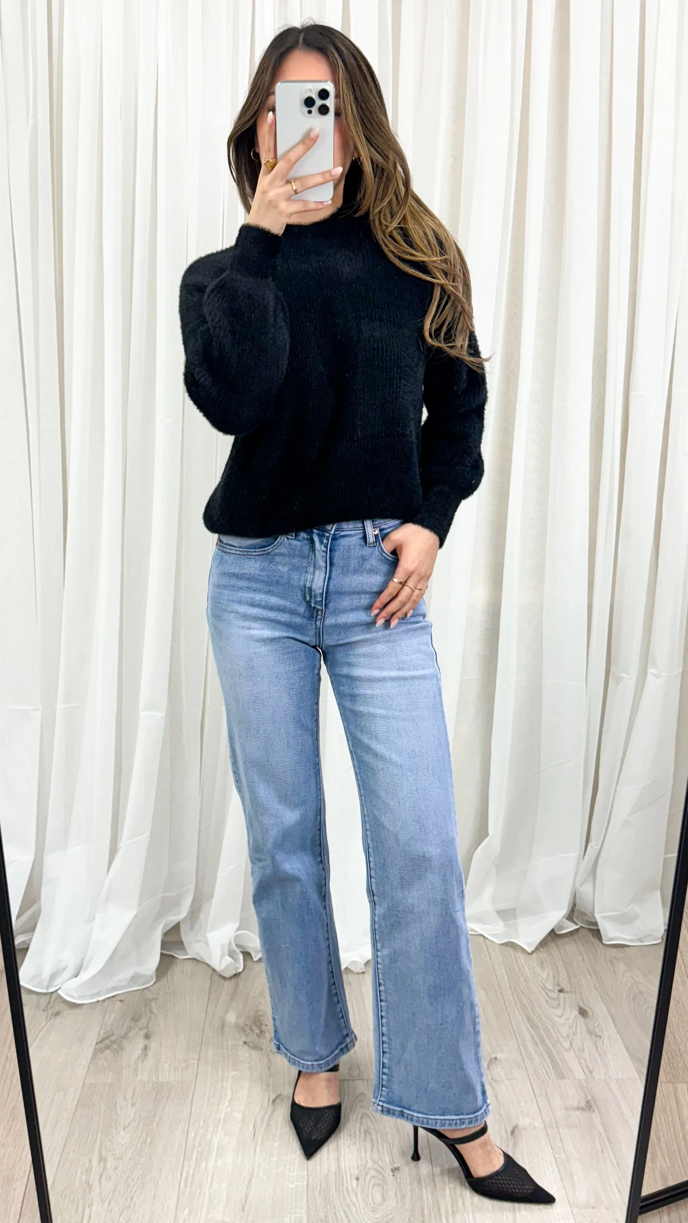 SERENA KNIT - BLACK