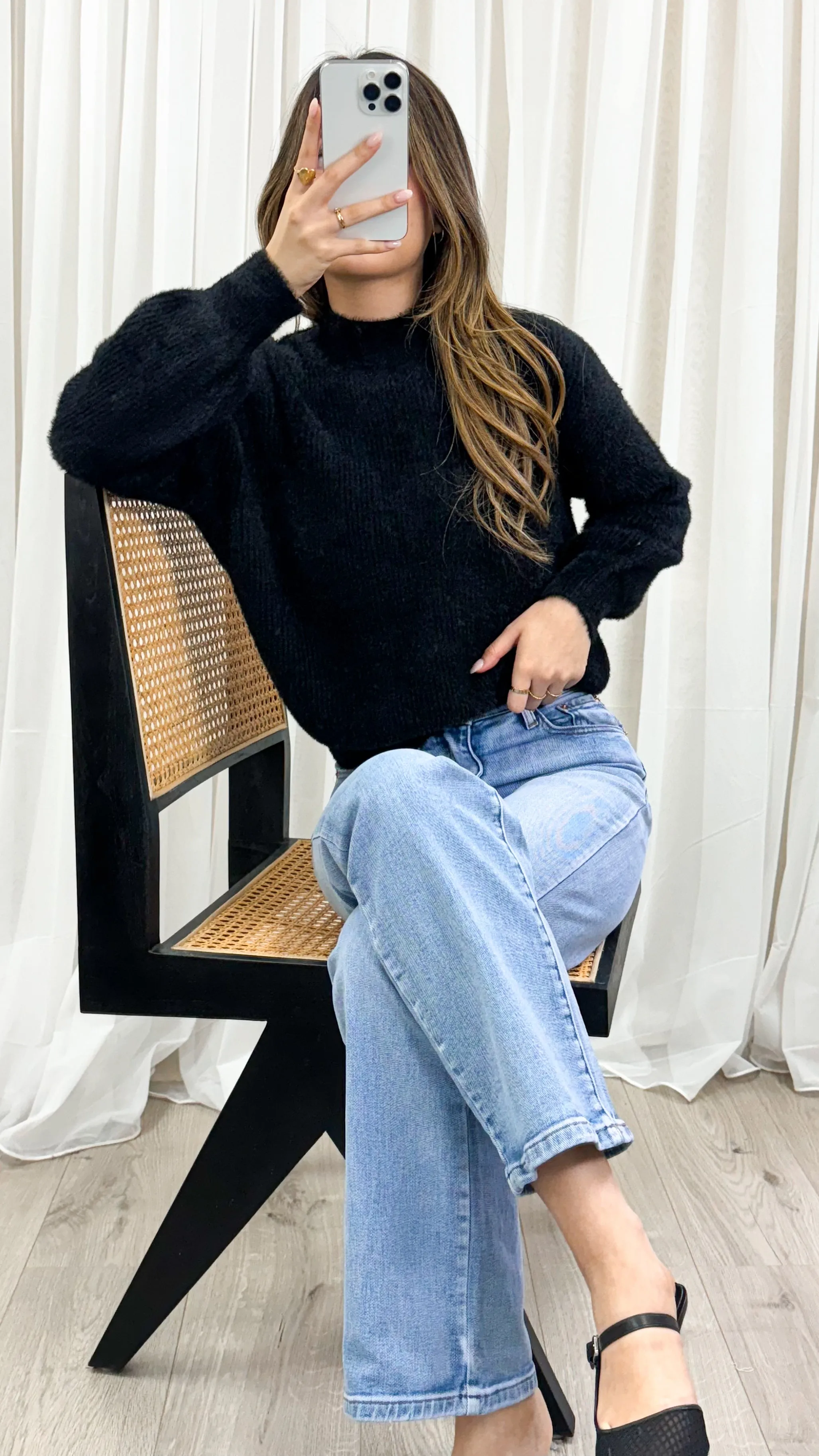 SERENA KNIT - BLACK
