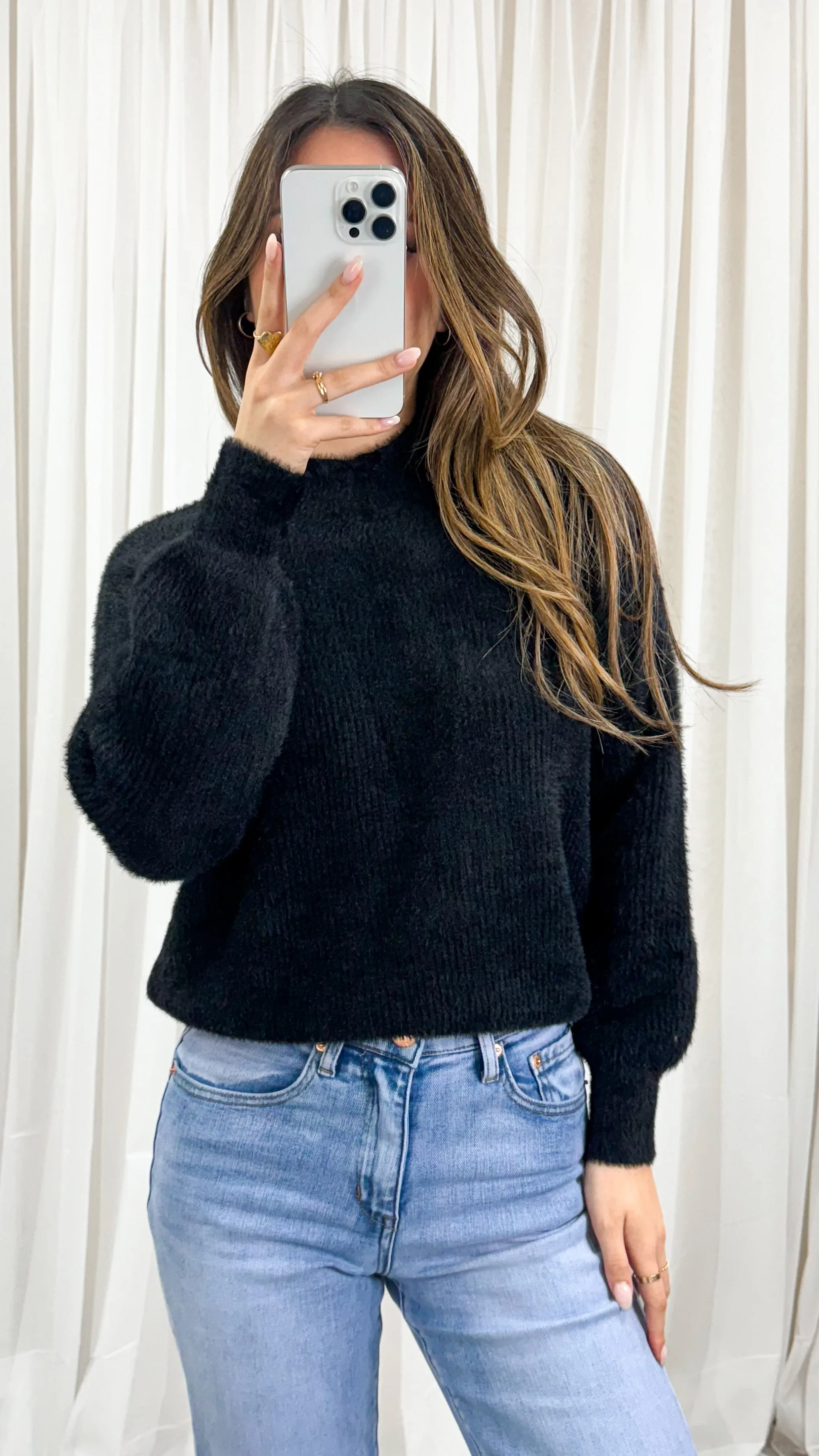 SERENA KNIT - BLACK