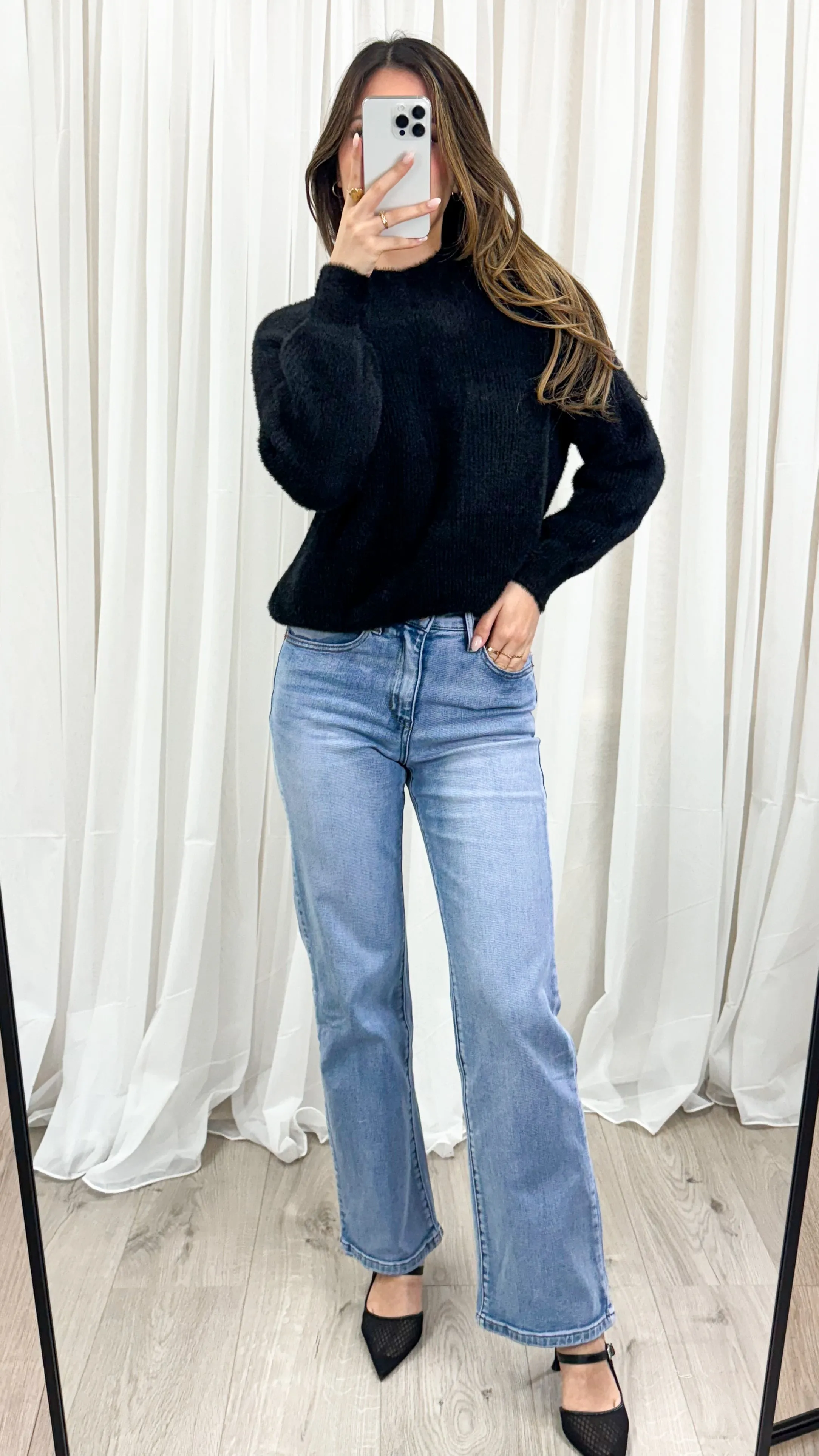 SERENA KNIT - BLACK