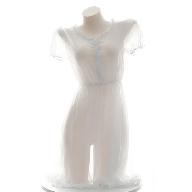 Sexy style translucent nightdress dress yc23373