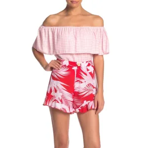 Show Me Your Mumu Ruffled Floral Avery Shorts NWOT