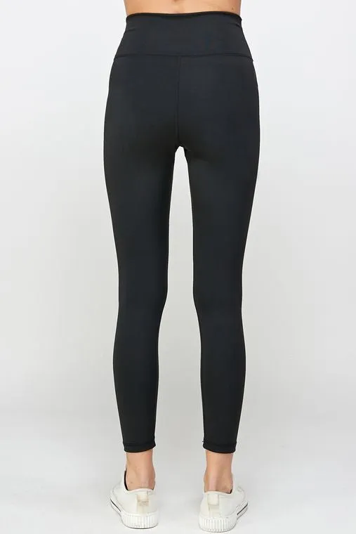 SOFT BLACK LEGGINGS - HIGH WAIST