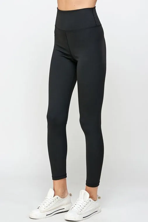 SOFT BLACK LEGGINGS - HIGH WAIST