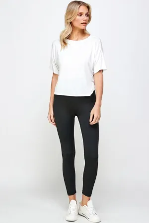 SOFT BLACK LEGGINGS - HIGH WAIST