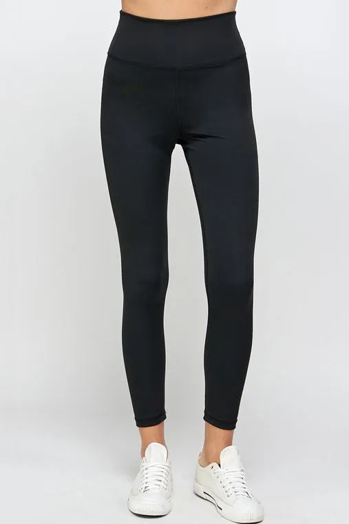 SOFT BLACK LEGGINGS - HIGH WAIST