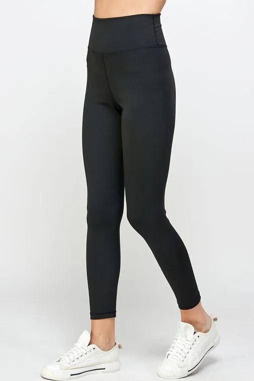 SOFT BLACK LEGGINGS - HIGH WAIST