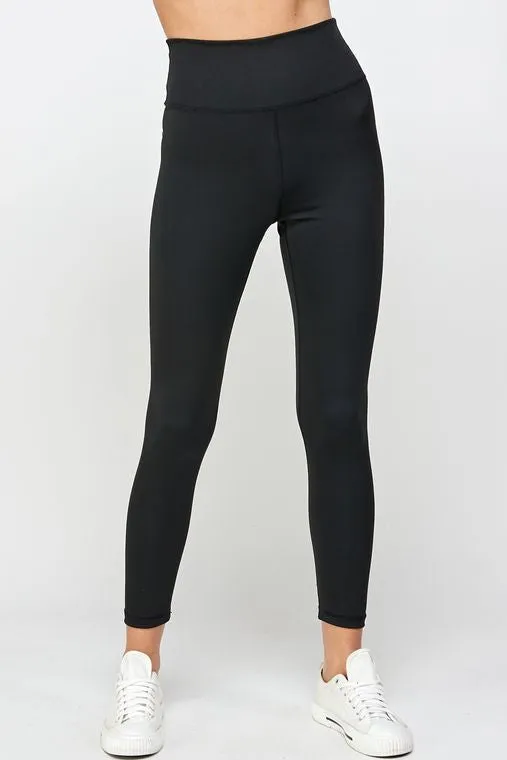 SOFT BLACK LEGGINGS - HIGH WAIST
