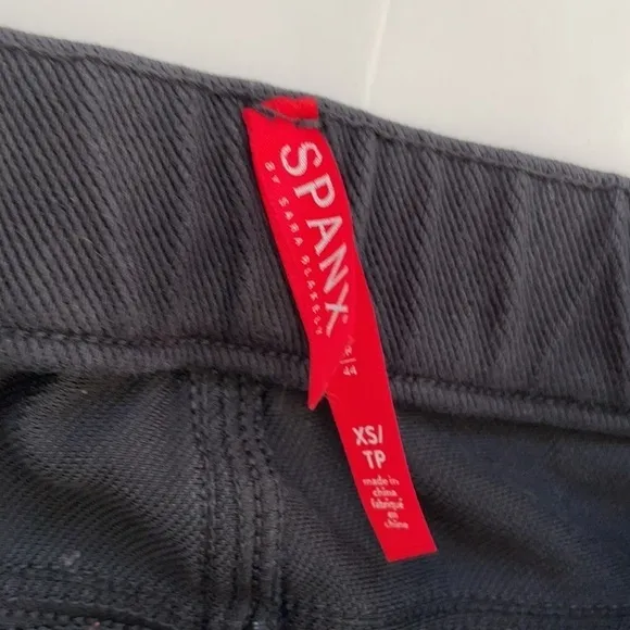 SPANX Black ankle length jean leggings XS