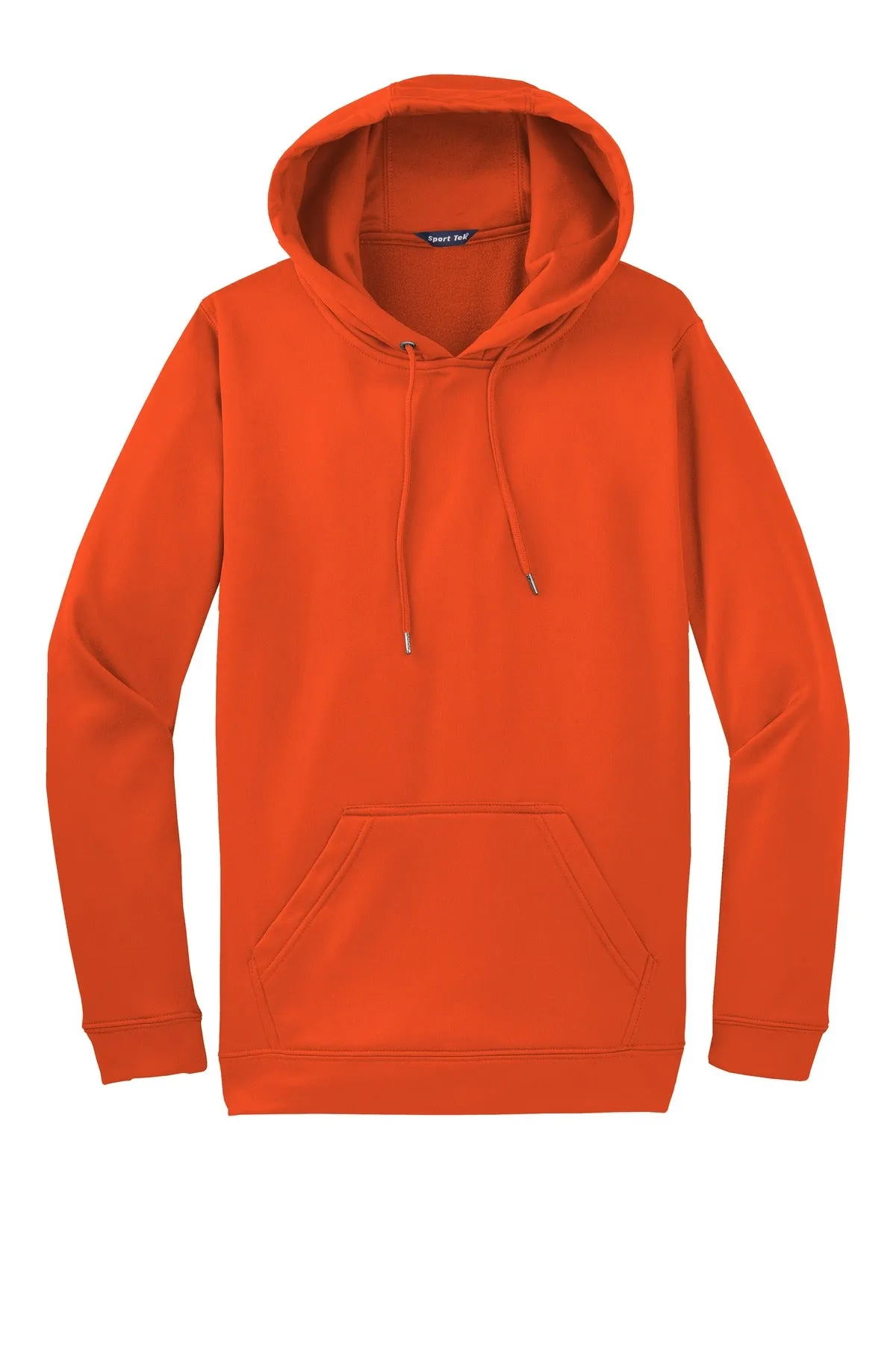 Sport-Tek Sport-Wick Fleece Hooded Pullover.  F244 Deep Orange