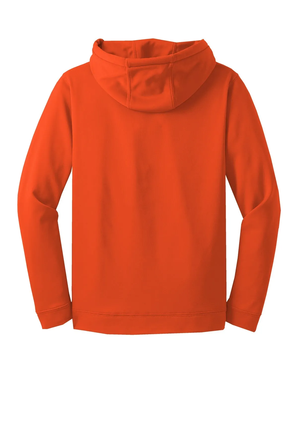 Sport-Tek Sport-Wick Fleece Hooded Pullover.  F244 Deep Orange