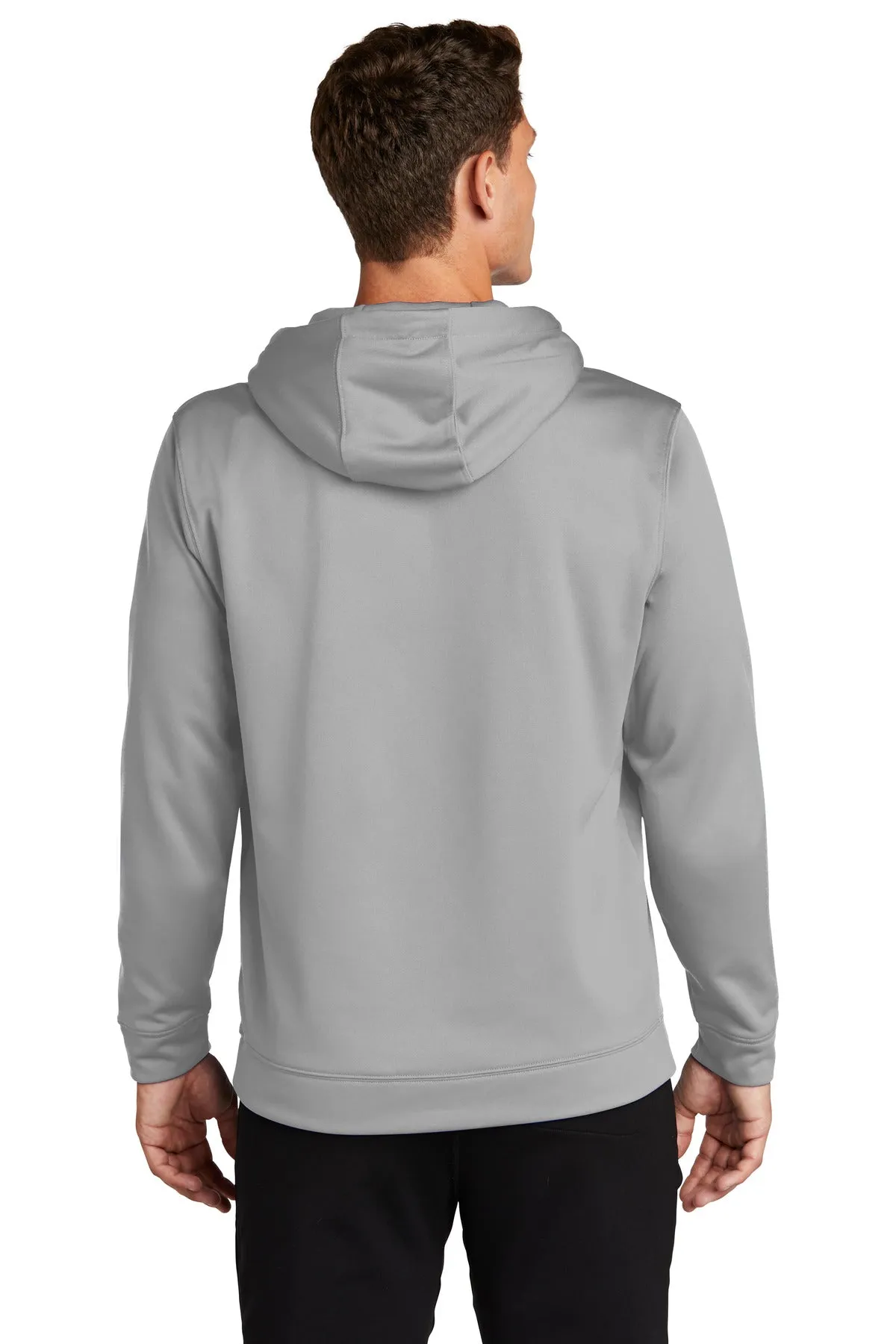 Sport-Tek Sport-Wick Fleece Hooded Pullover.  F244 Silver