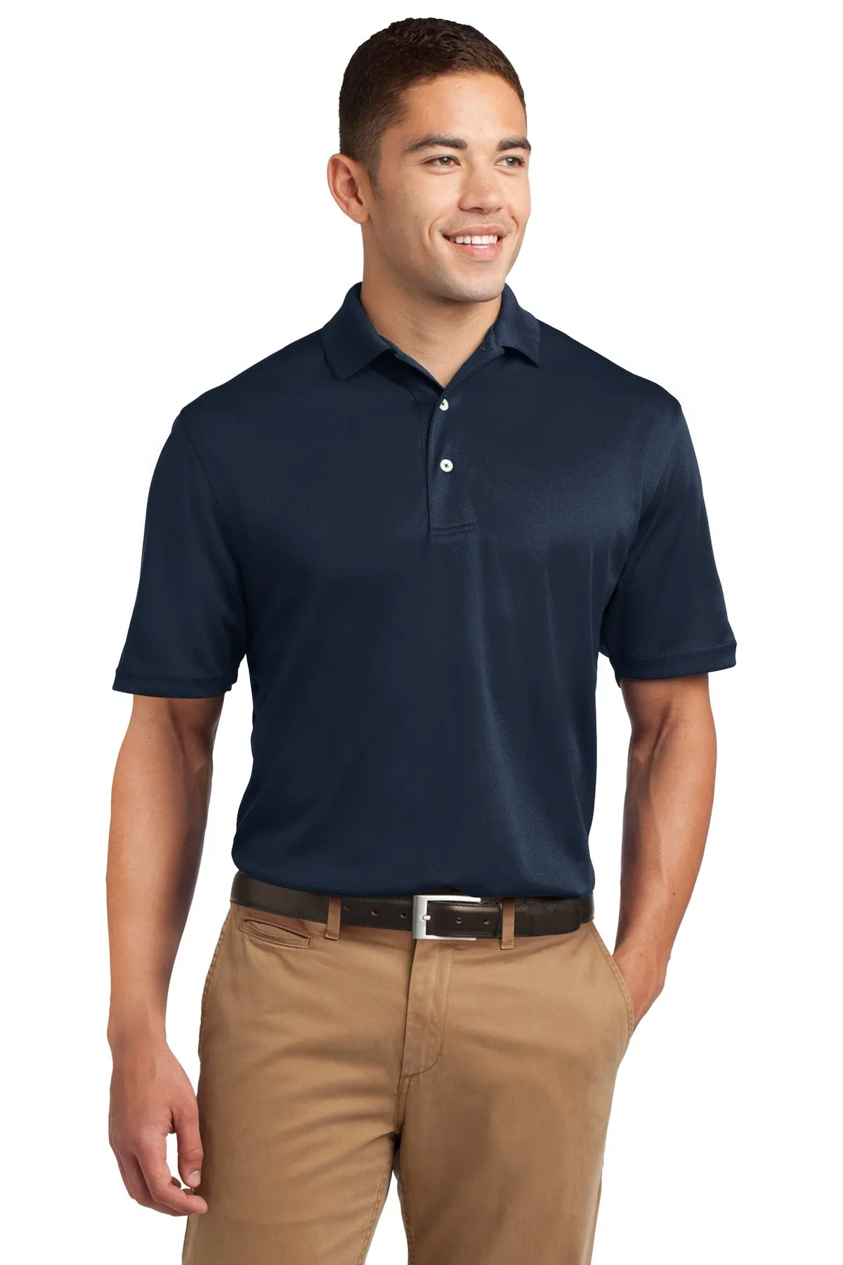 Sport-Tek Tall Dri-Mesh Polo. TK469 Navy Tall