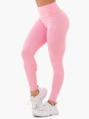 Staples Scrunch Bum Leggings - Bleikar