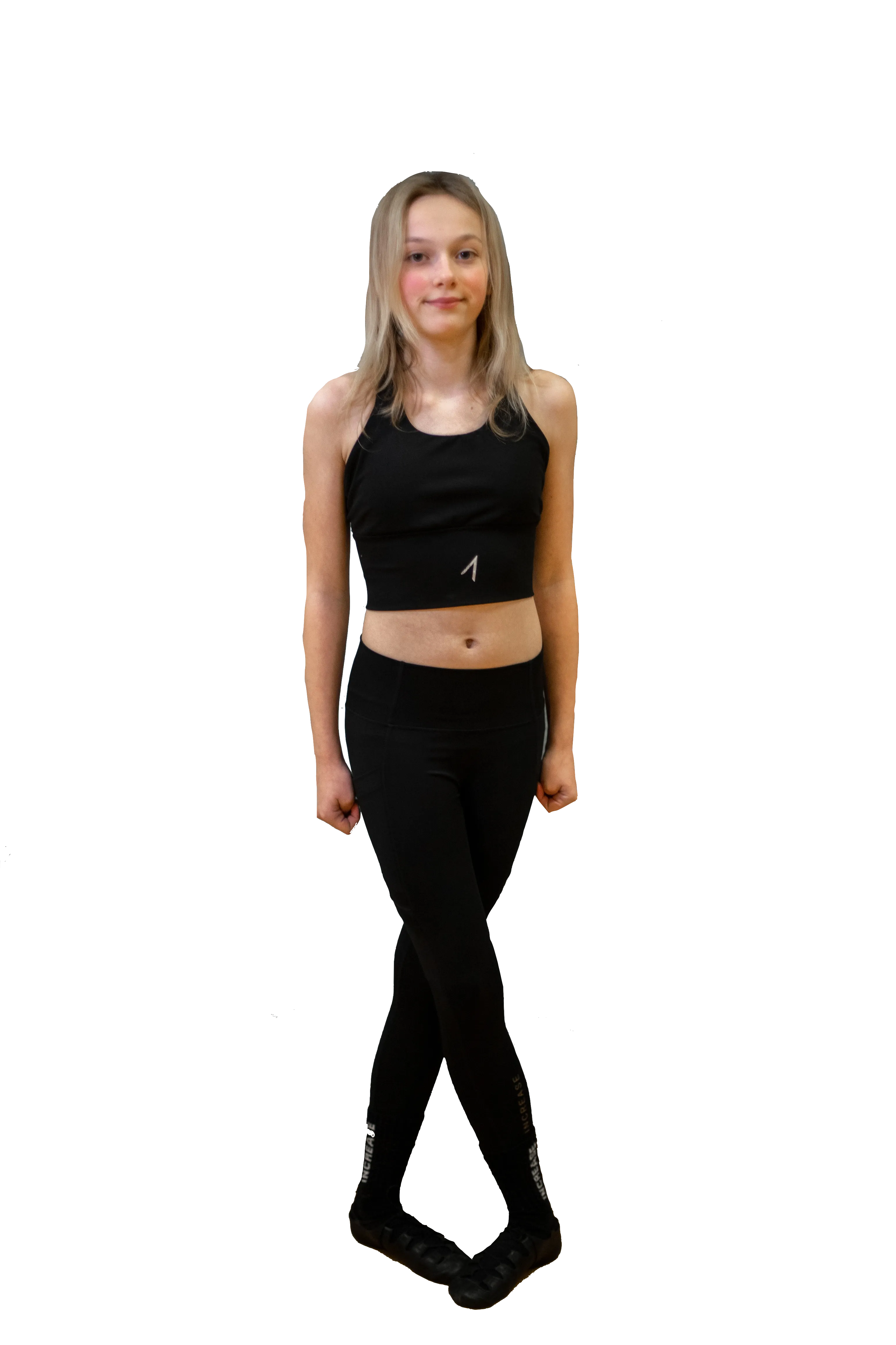 Strong Gold IrishDance Leggings, See-proof dark black, Pockets