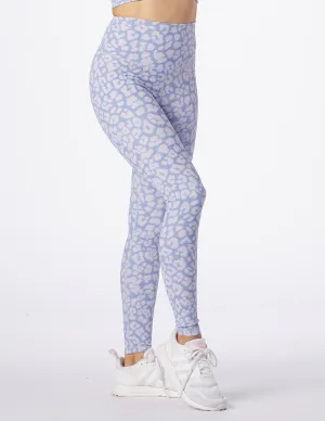 Sultry Legging Print: Lilac Leopard