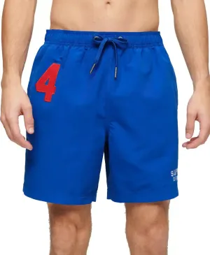 Superdry Men's 17 Inch Polo Swim Shorts Voltage Blue