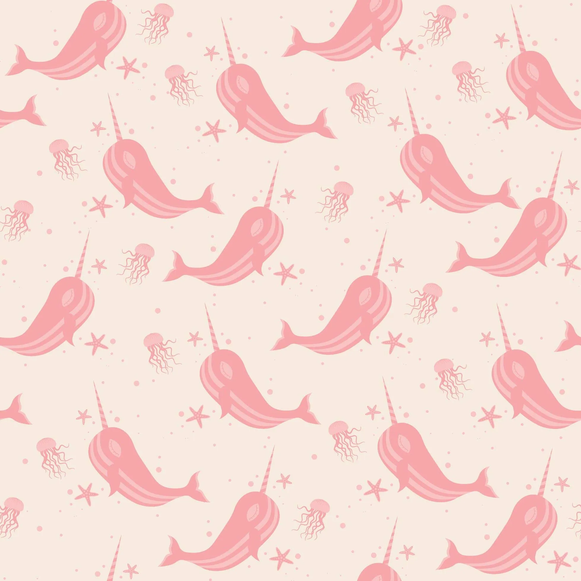 Sweet Bamboo - Summer PJ - Narwhal Pink: Narwhal Pink / 9 Years