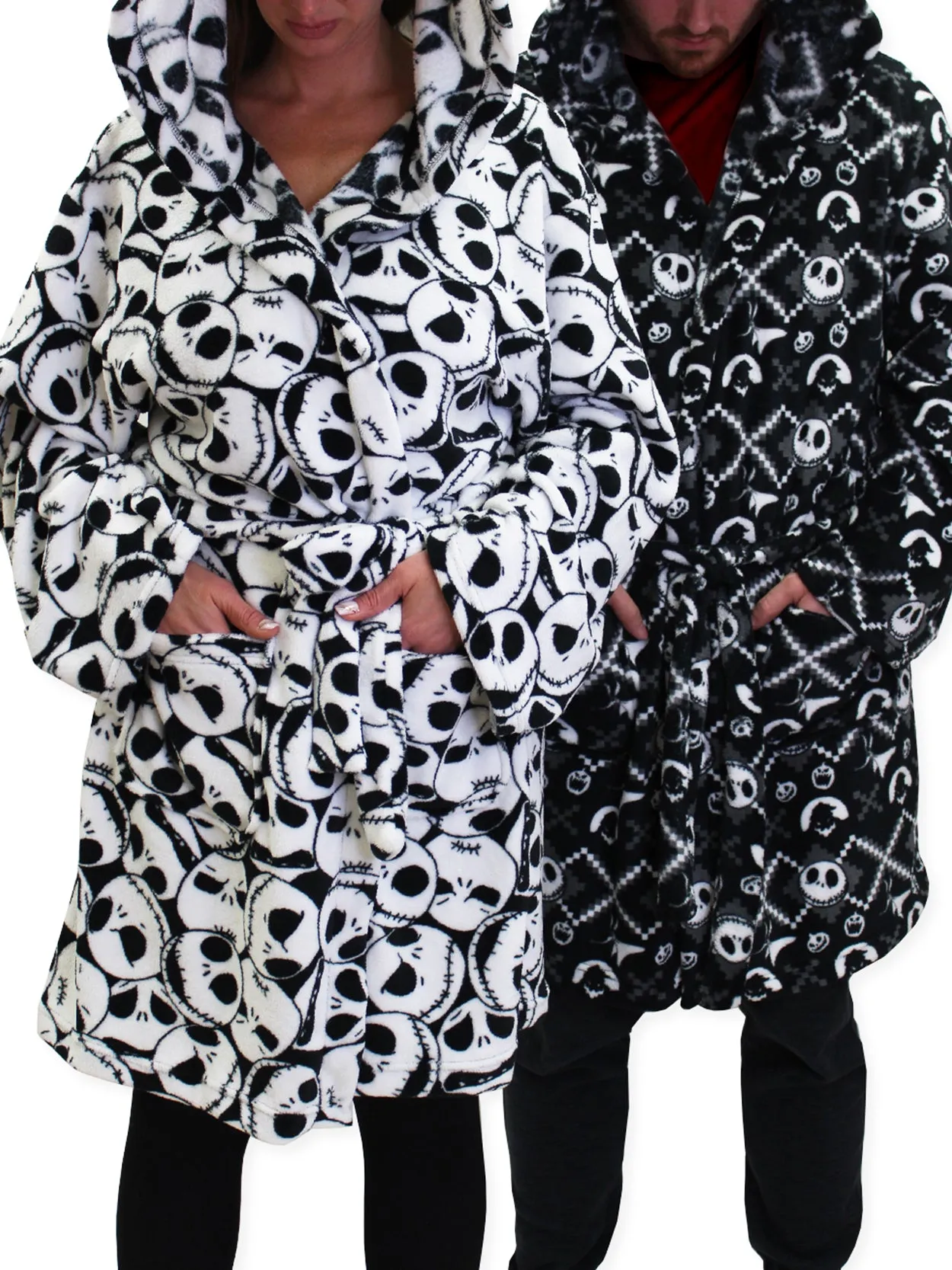 The Nightmare Before Christmas Plush Hooded Plush Bath Robe