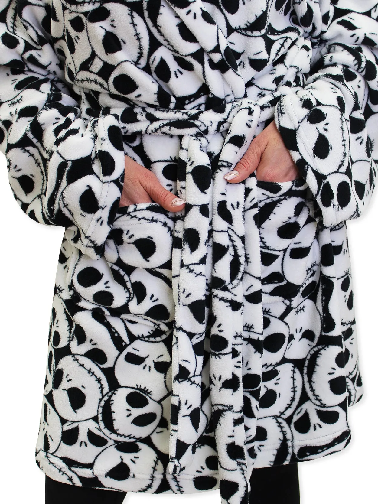 The Nightmare Before Christmas Plush Hooded Plush Bath Robe