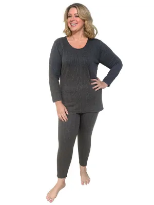 Thermal Top - Grey  Black
