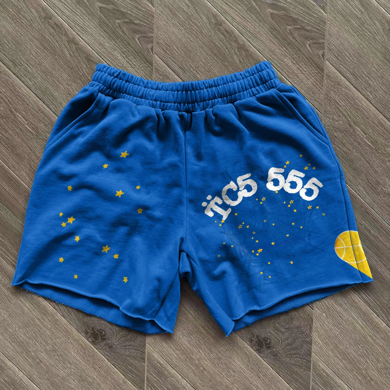 Tide brand retro street hip-hop loose edge shorts
