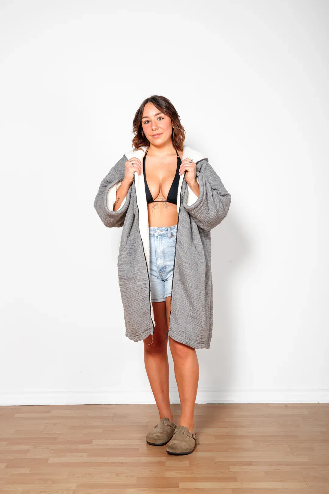 Tofino Towel Polar Fleece Zip Poncho