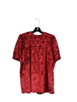 Top Short Sleeve By Clothes Mentor In Red, Size: S