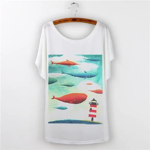 Totoro tshirt Casual T-shirt Women Tops Graphic Tee Shirt Animal Panda Print Short Sleeve O-neck tees
