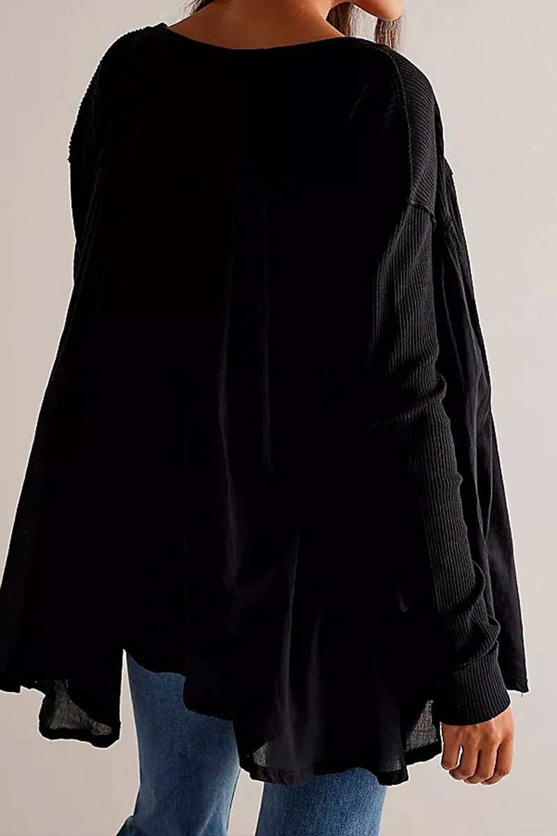 TR3312 Loose Fit Tunic Shirt Top