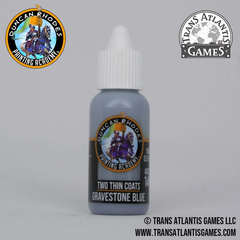 Two Thin Coats by Duncan Rhodes - Gravestone Blue