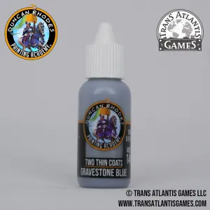 Two Thin Coats by Duncan Rhodes - Gravestone Blue