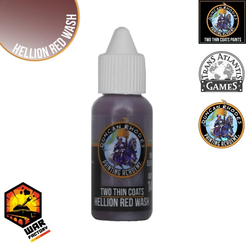 Two Thin Coats: Wash – Hellion Red Wash 15ml