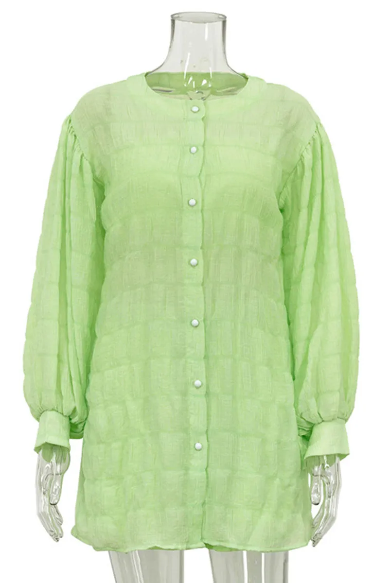 UG0417 Puffer Shirt and Shorts Set