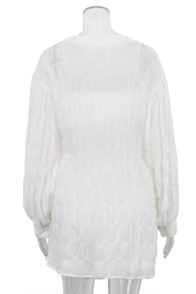 UG0417 Puffer Shirt and Shorts Set