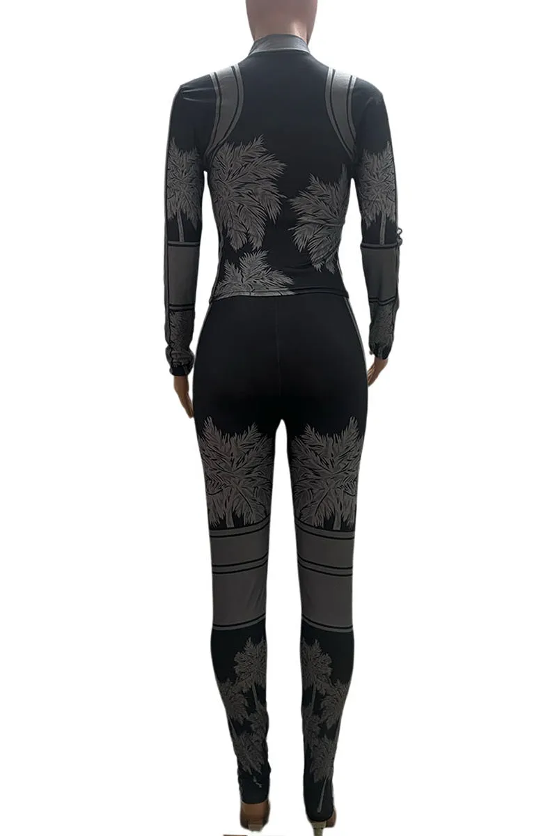 UI0219 Graphic Shirt and Tights Set