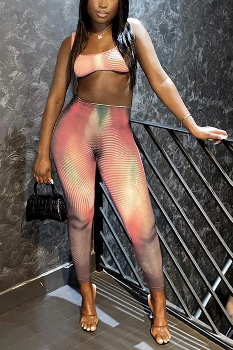UI844 Gradient Top and Pants Set