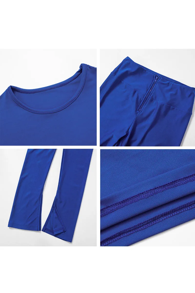 UJ0318 Fitted Shirt and Tights Set