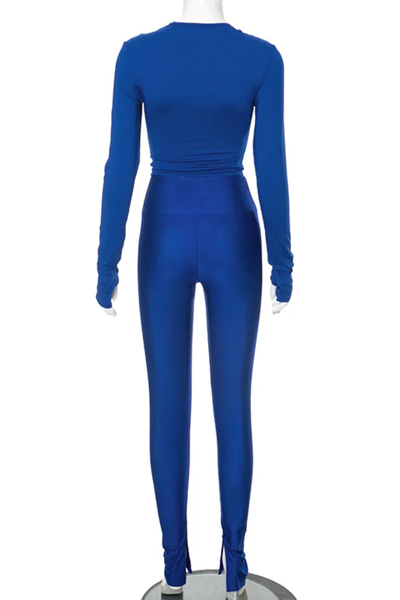 UJ0318 Fitted Shirt and Tights Set