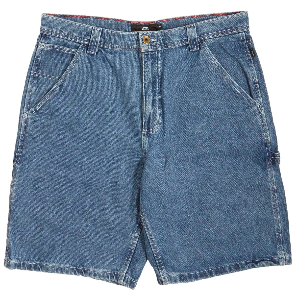 Vans Drill Chore Loose Denim Shorts - Stone Wash