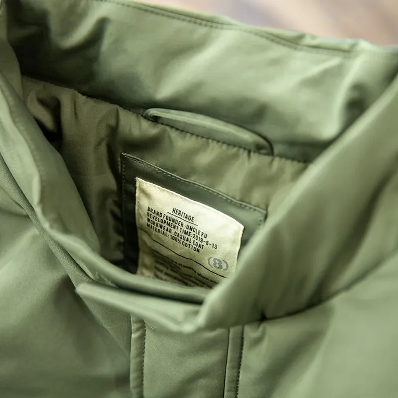 Vintage Thickened Men A1 Bomber Jacket